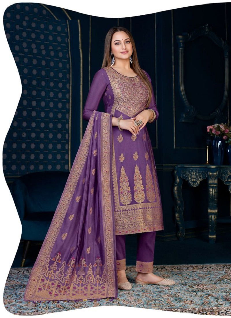 Silk Kari Vol 3 By Lily And Lali Silk Readymade Suits Catalog
